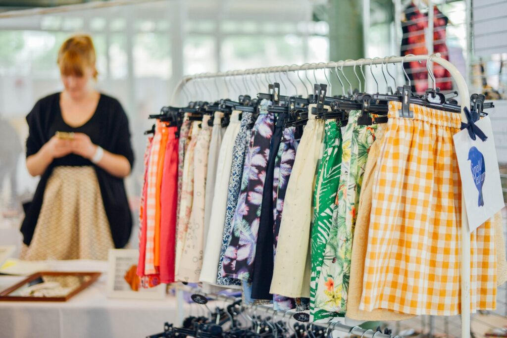 Vue d'une boutique de créateurs à Rennes