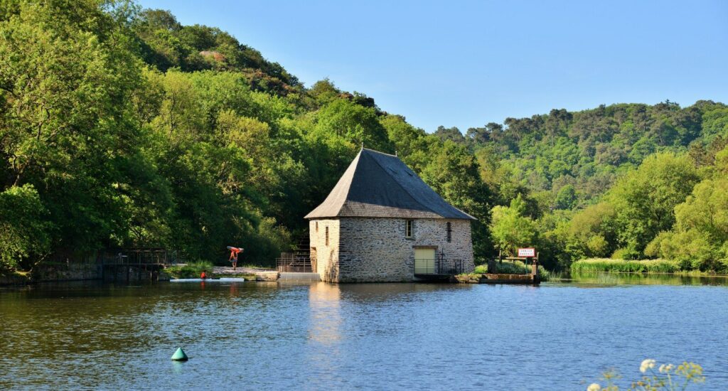 Vue du moulin du Boël près de Rennes