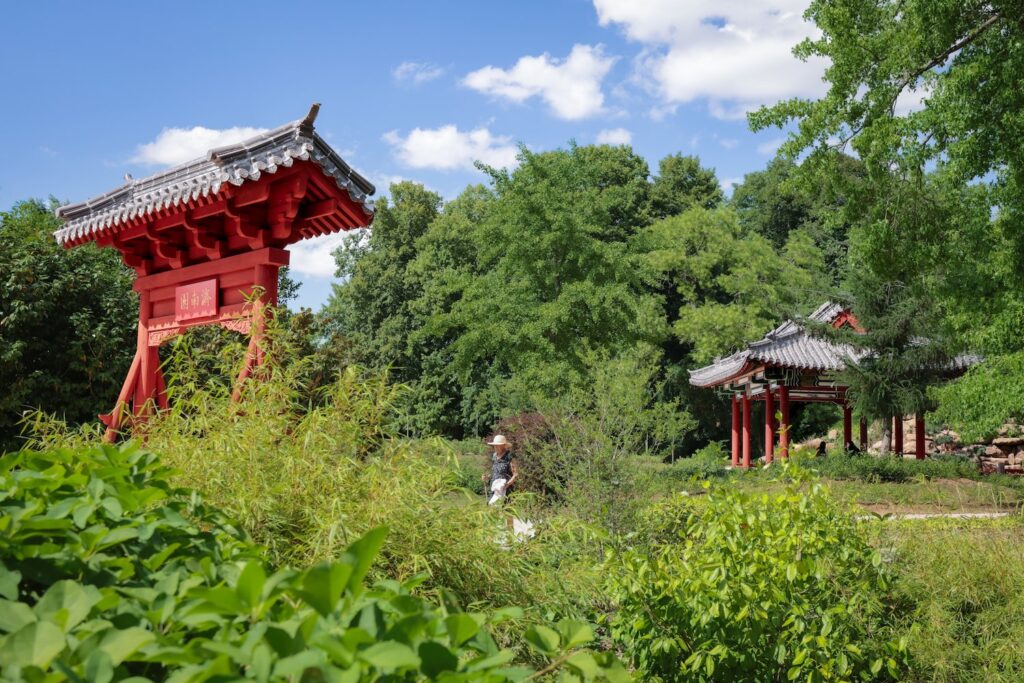 Jardin de Jinan. Jardin Chinois au coeur du parc de Maurepas.