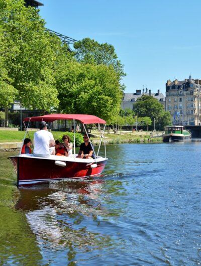 Bateau électrique sur la Vilaine