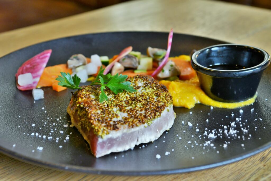 Assiette de viande et légumes