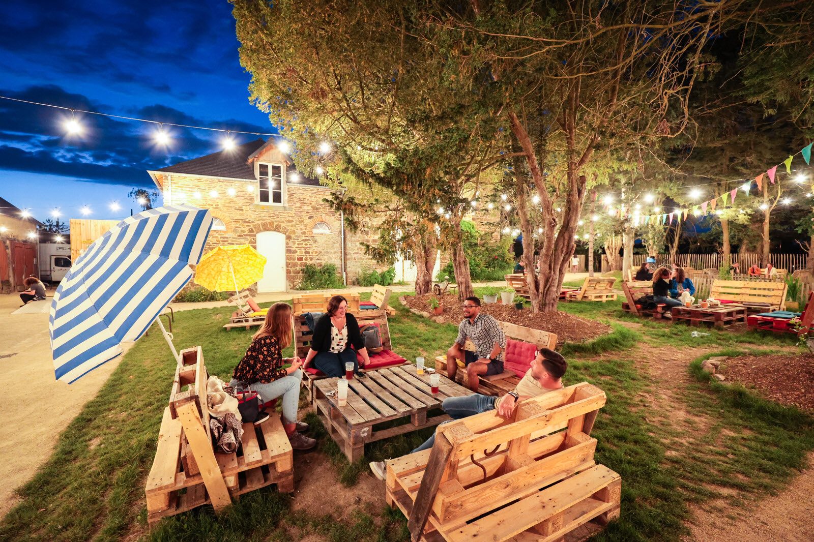 La guinguette de la Basse Cour à Rennes