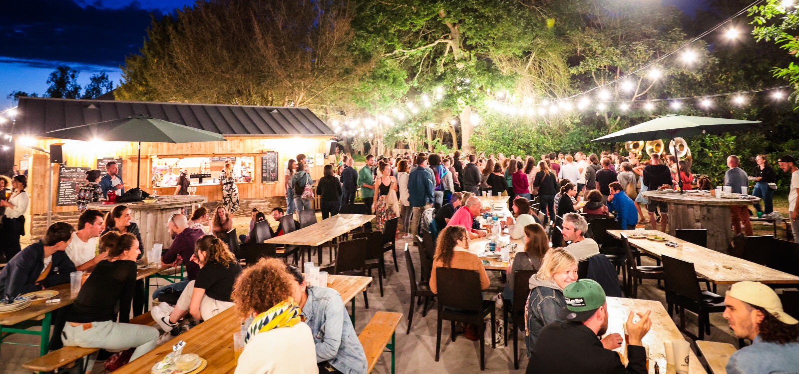 La guinguette de la Basse Cour à Rennes