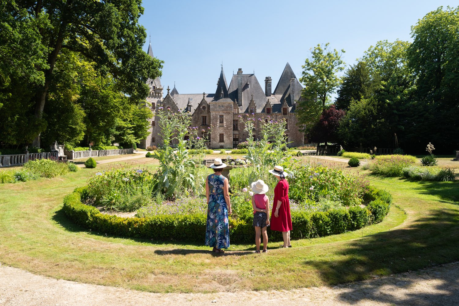 Le château du Bois Cornillé près de Vitré en Bretagne