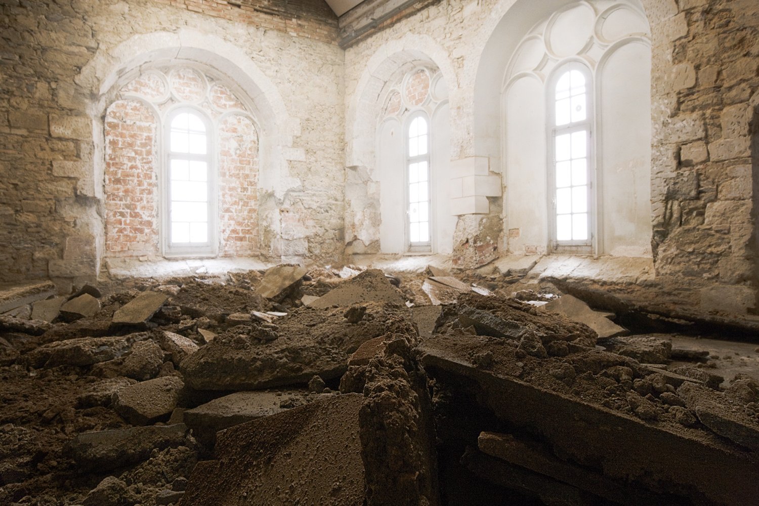 Le Couvent des Jacobins avant sa restauration