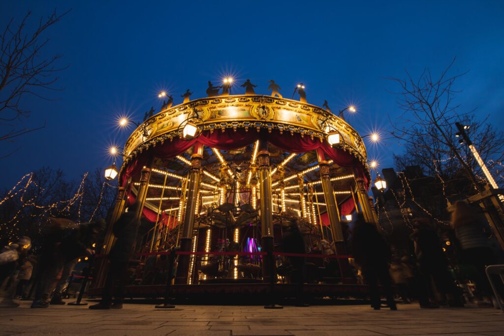 Le carrousel de la place Sainte-Anne