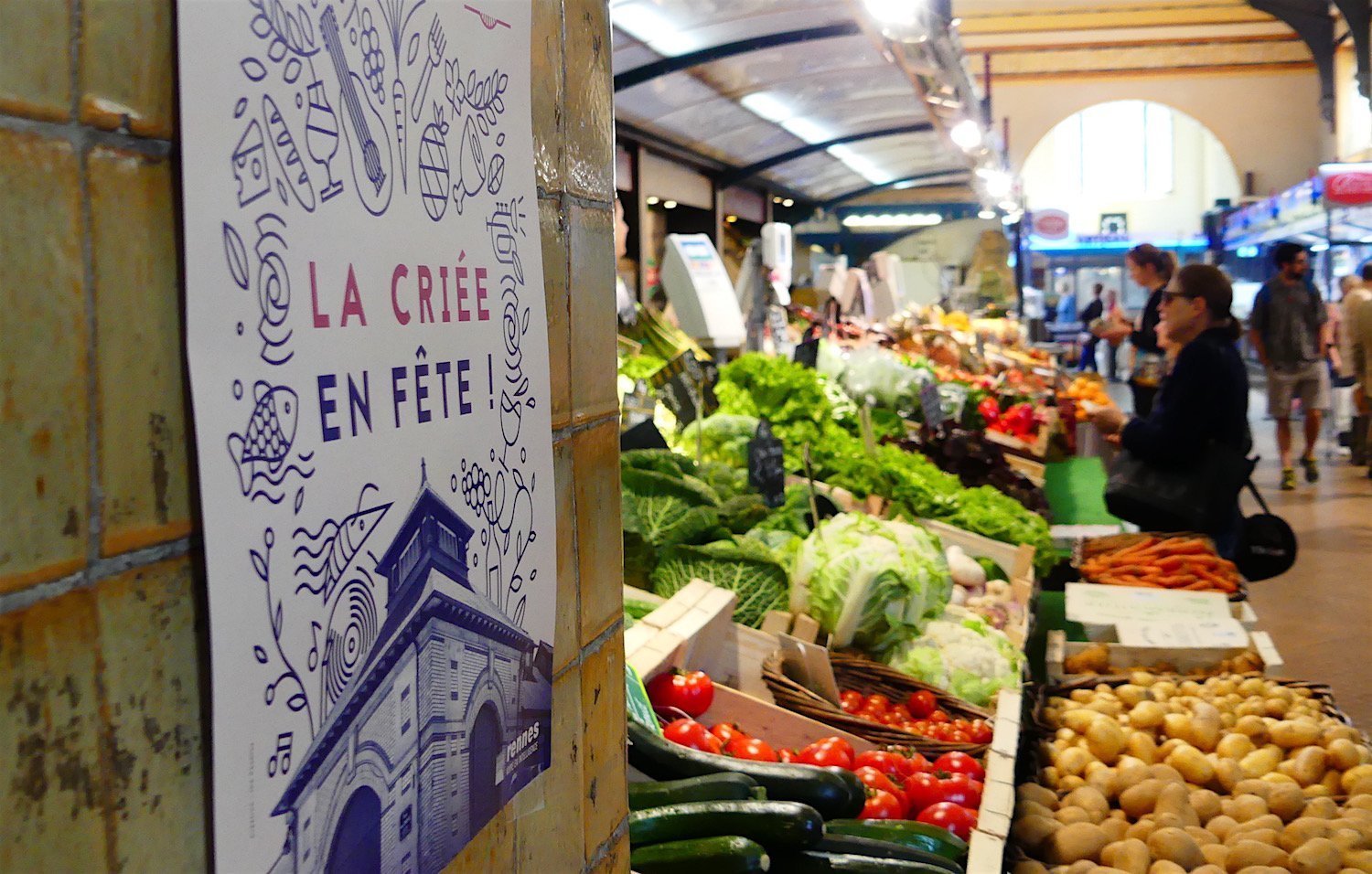 La criée, marché couvert à Rennes