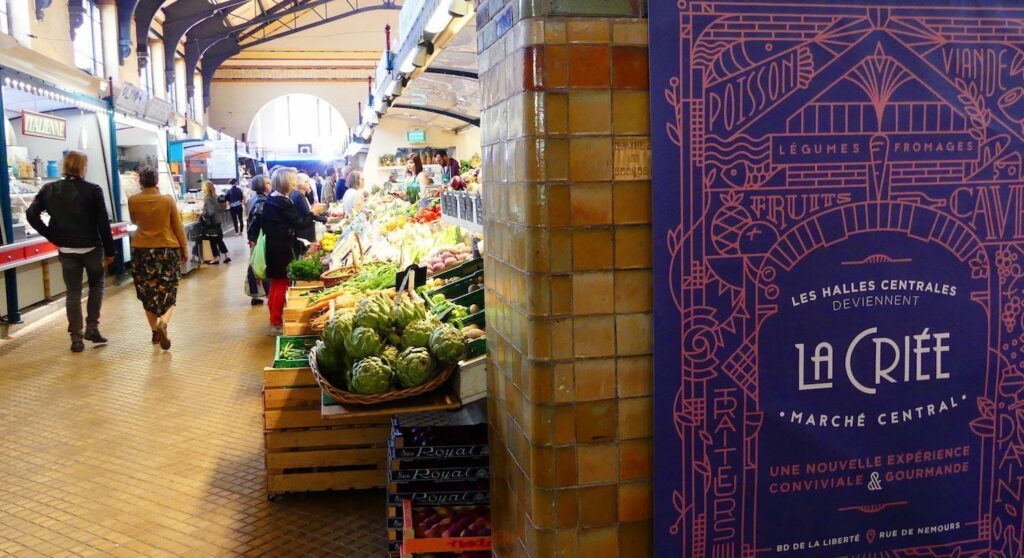 La criée, marché couvert à Rennes