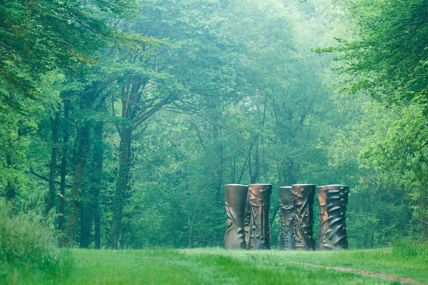 Le parc de sculptures de Kerguéhennec