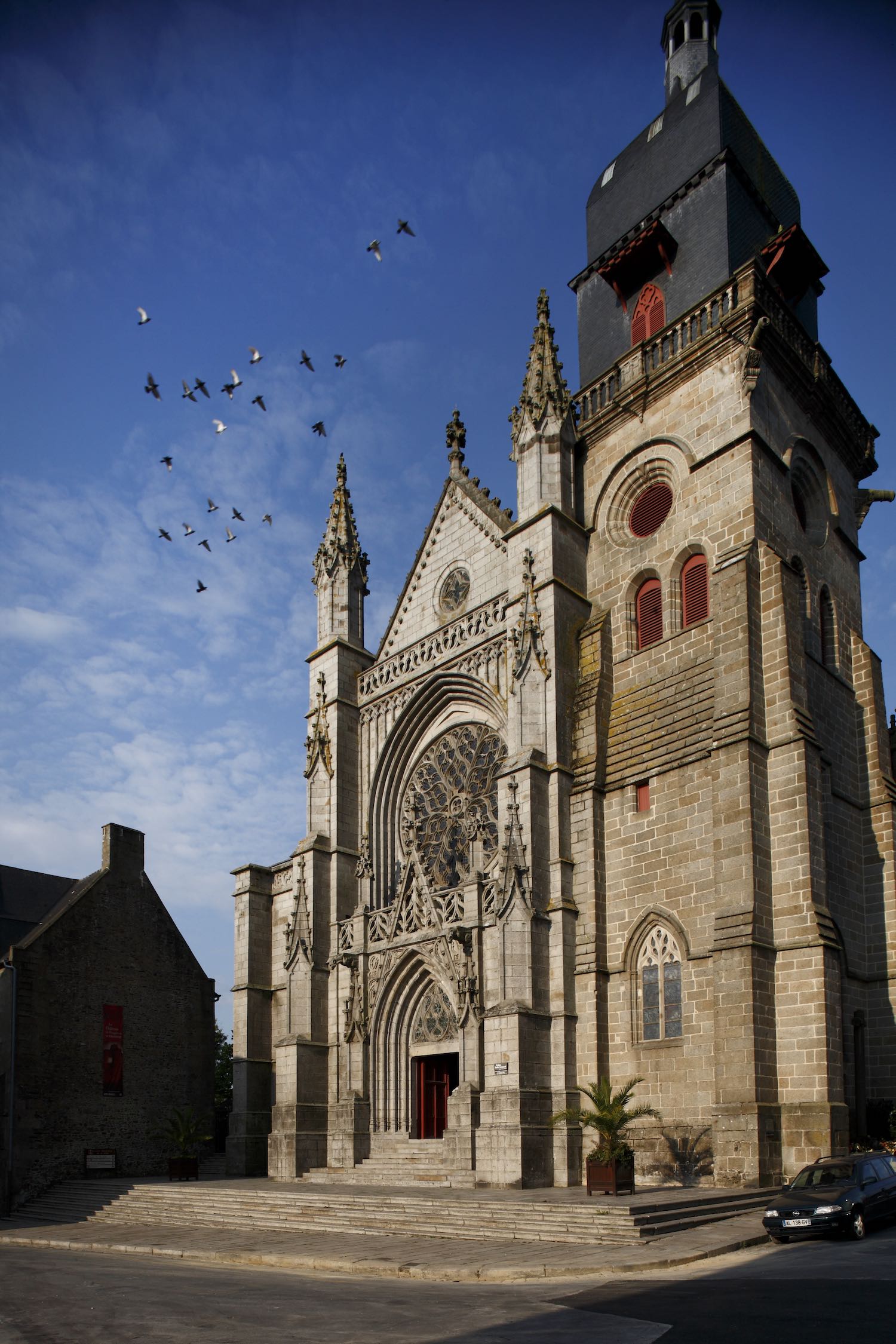 Clocher de l'église Saint-Léonard de Fougères