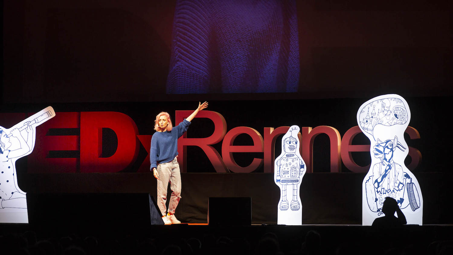 Elly Oldman à TedX Rennes en 2019