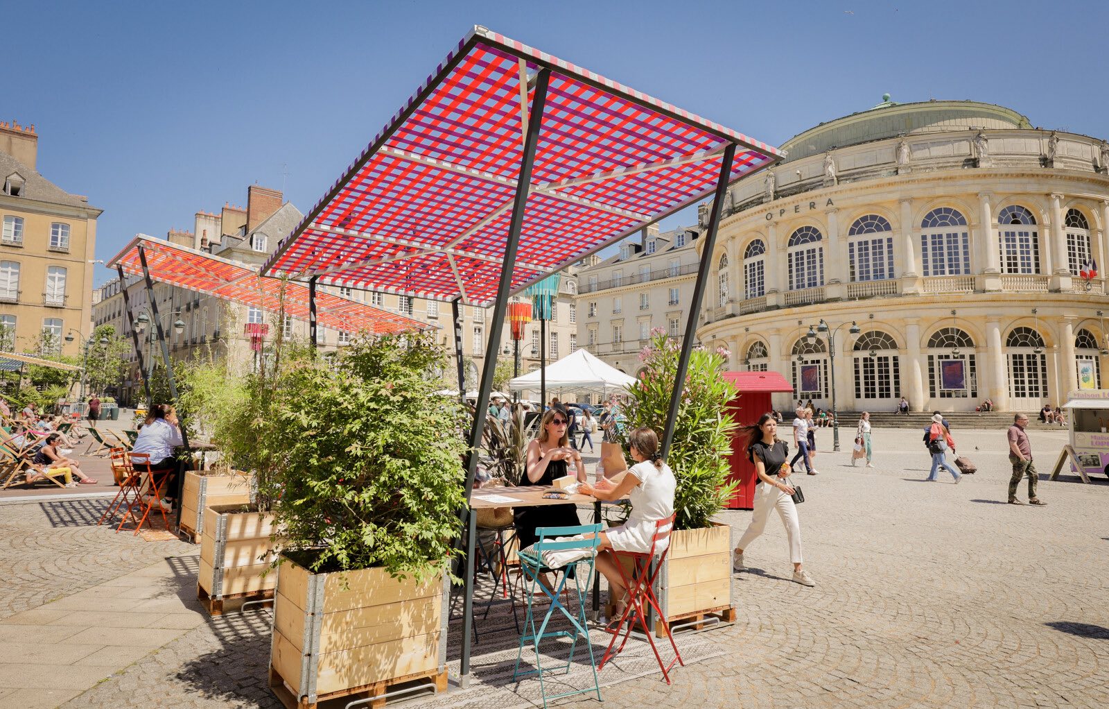 Espace détente de Transat en ville