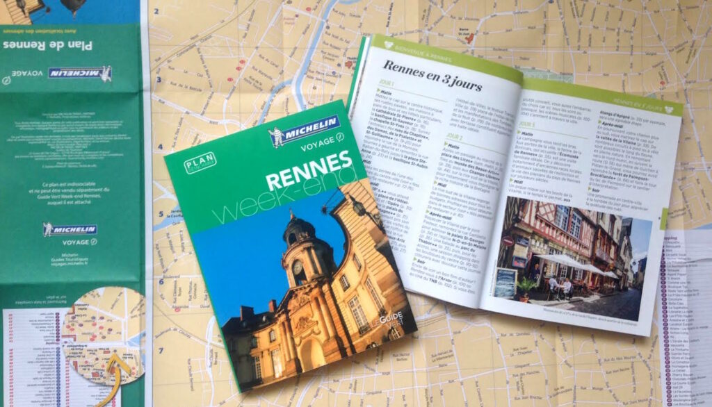 Rennes intègre la collection des guides verts Week-end Michelin