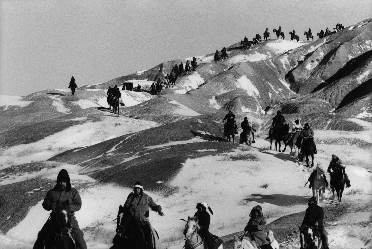 Big Foot Memorial ride, Dakota du Sud, États-Unis, 1990