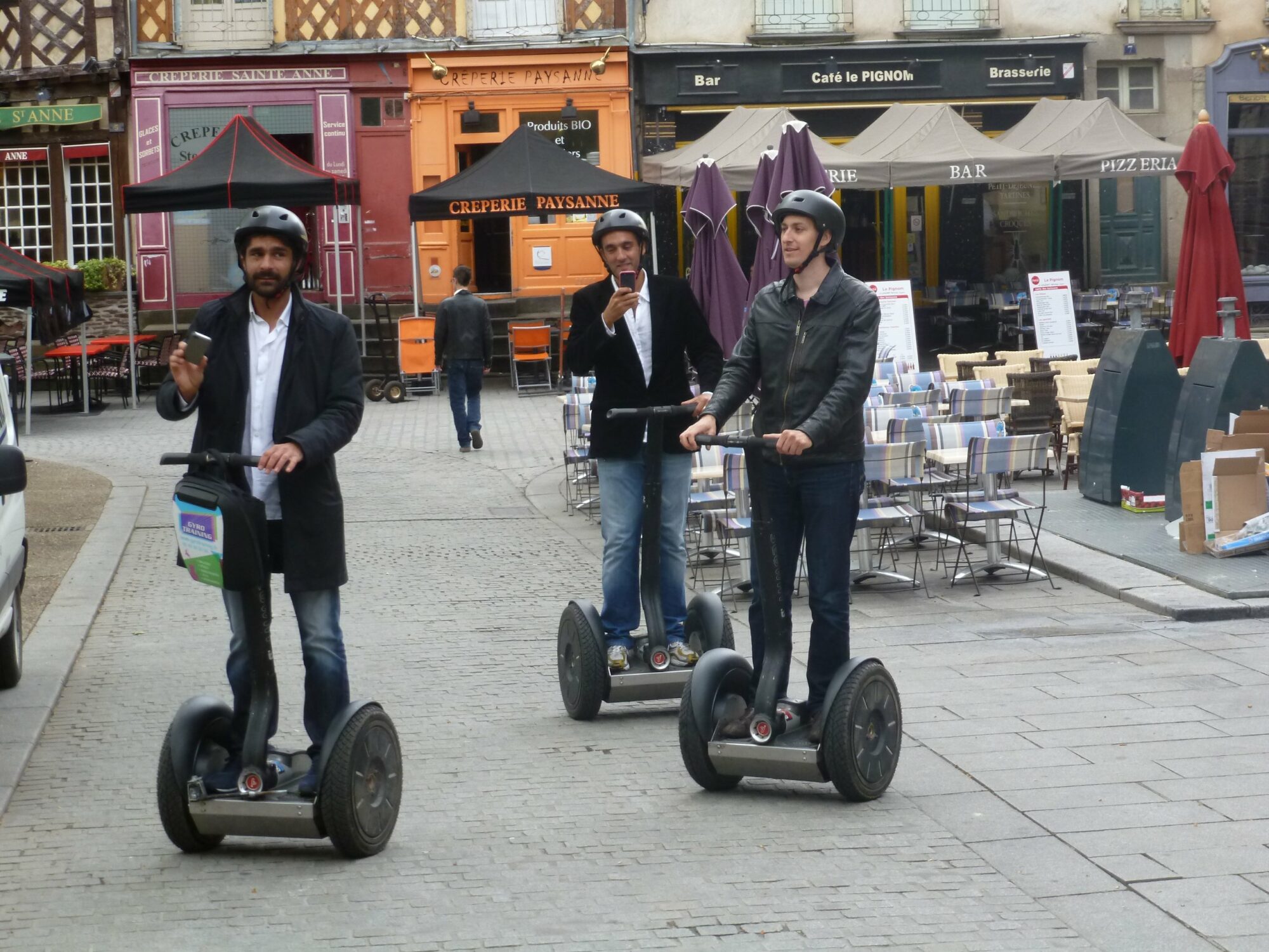 Balade en Gyropode dans les rues de Rennes