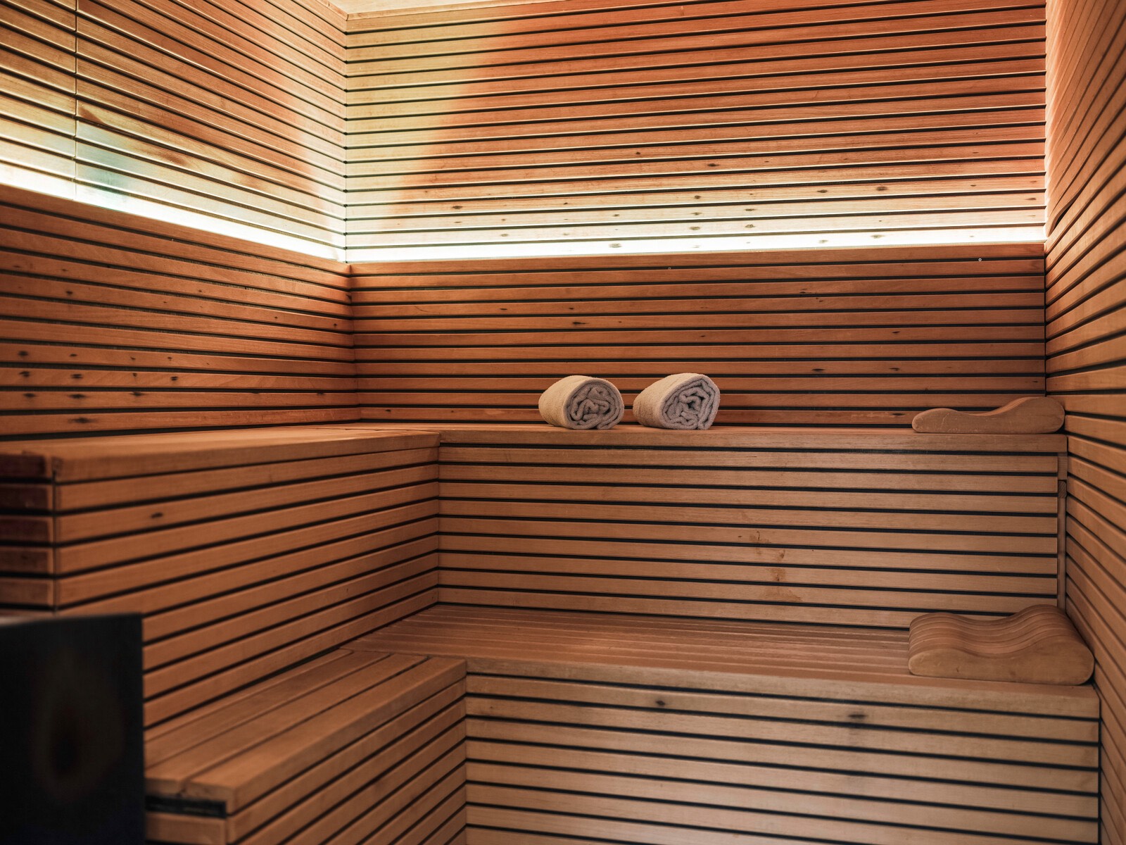 Le sauna de l'Hôtel 5 étoiles Balthazar