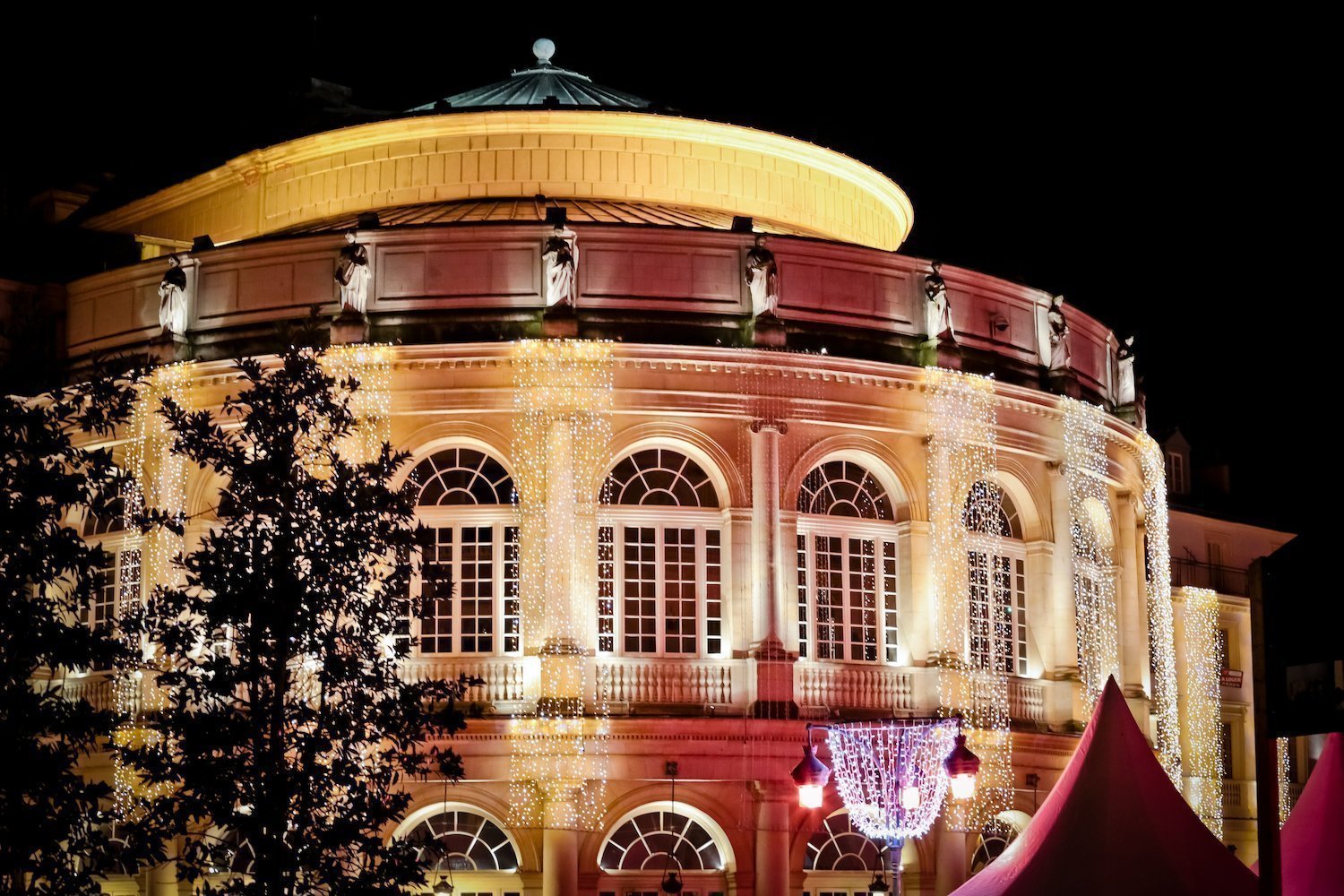 Illuminations de l'Opéra de Rennes