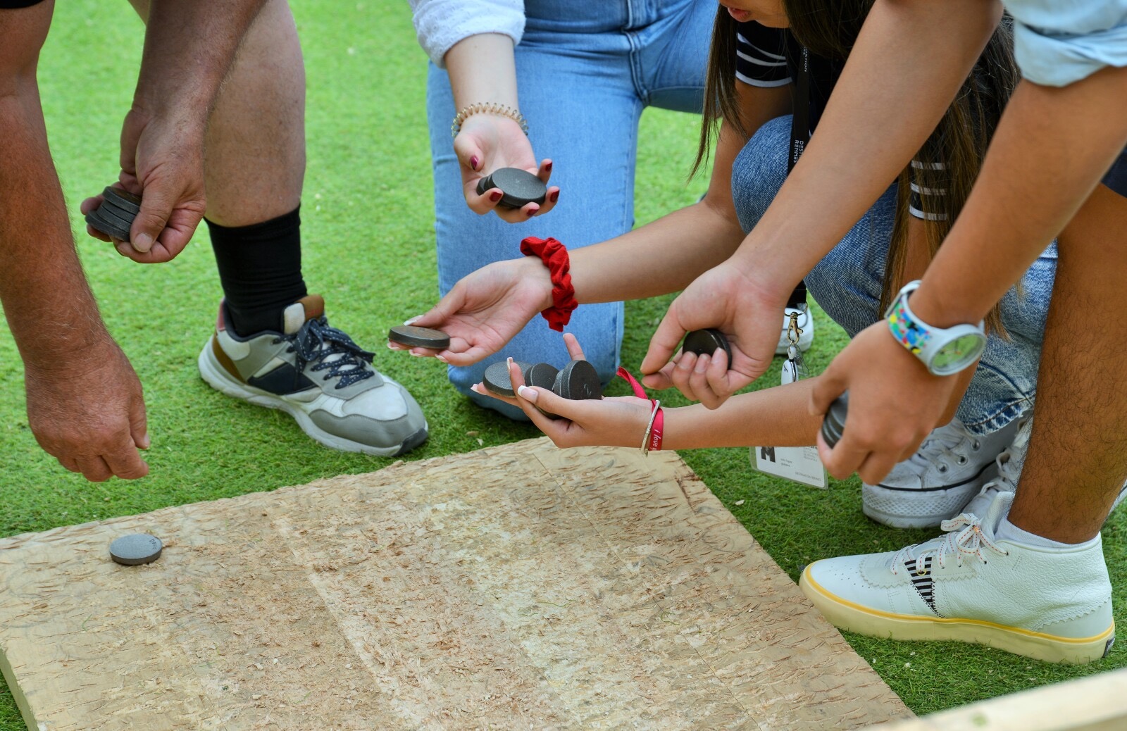 Jeu de palet traditionnel du pays Gallo