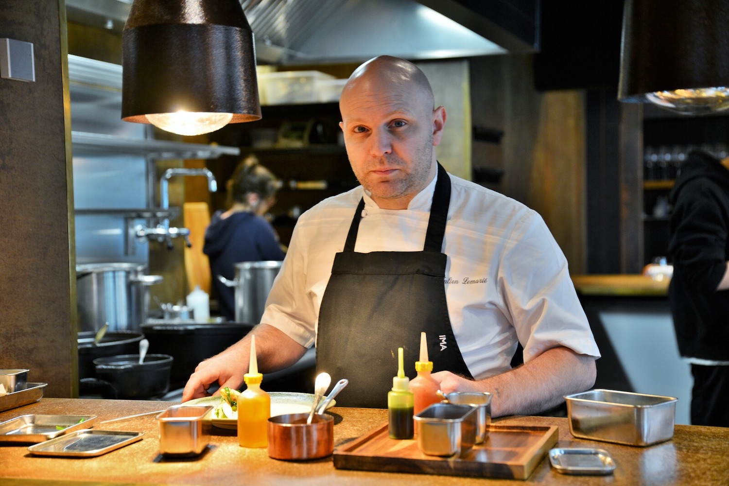 Le chef rennais étoilé Julien Lemarié (IMA)