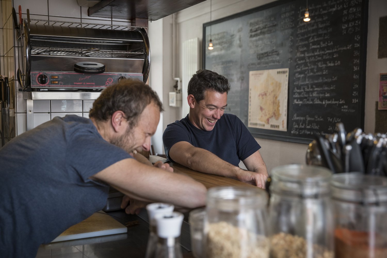 Luc Donnard au restaurant le Bocal