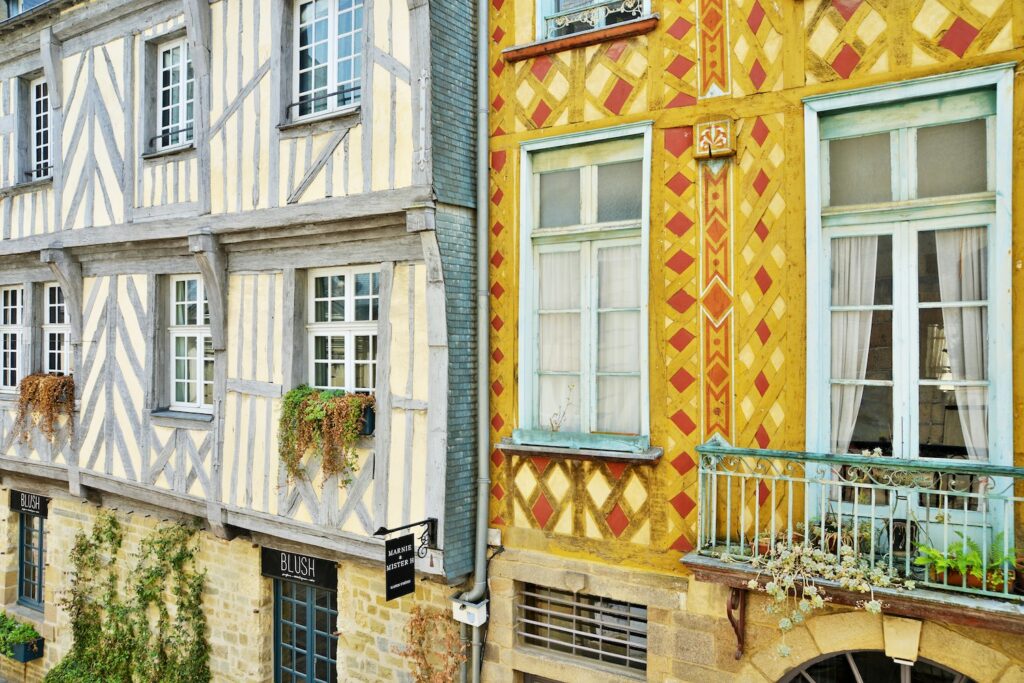 Les maisons à pans de bois à Rennes
