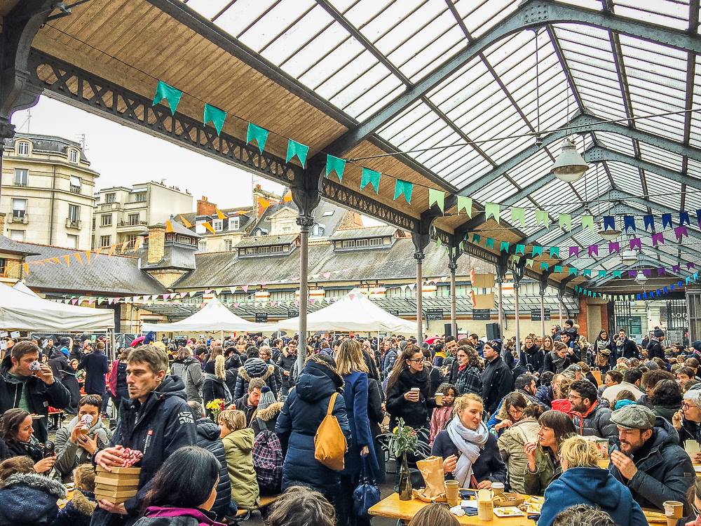 Le "Marché à manger" à la criée à Rennes