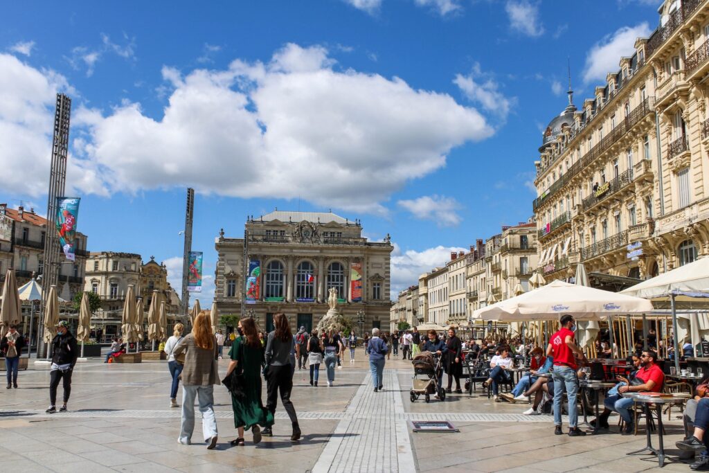 La Place de la Comédie à Montpellier