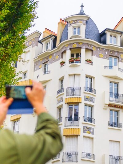 L'immeuble Poirier à Rennes décoré de mosaïques Odorico