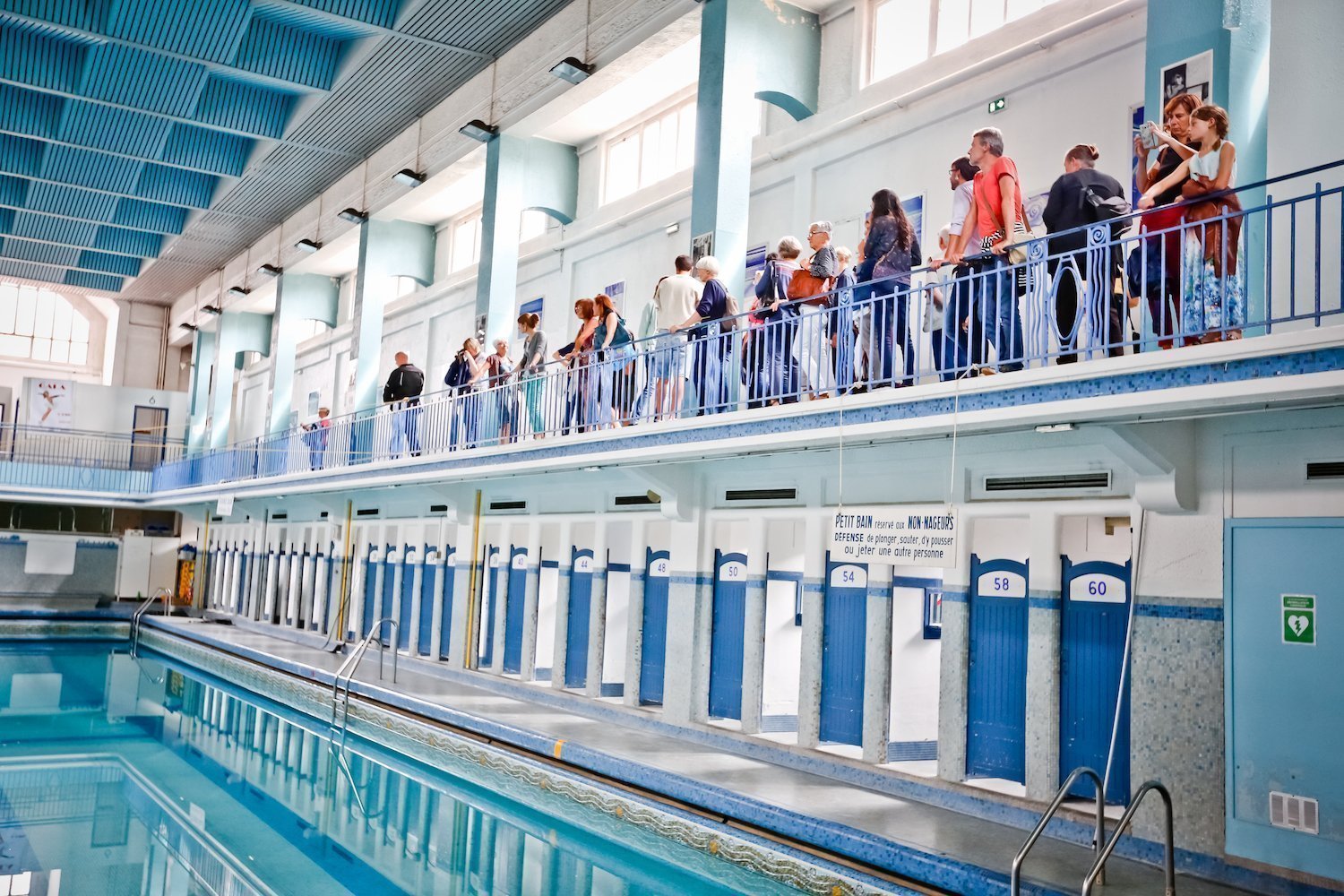 Visite de la piscine Saint-Georges à Rennes