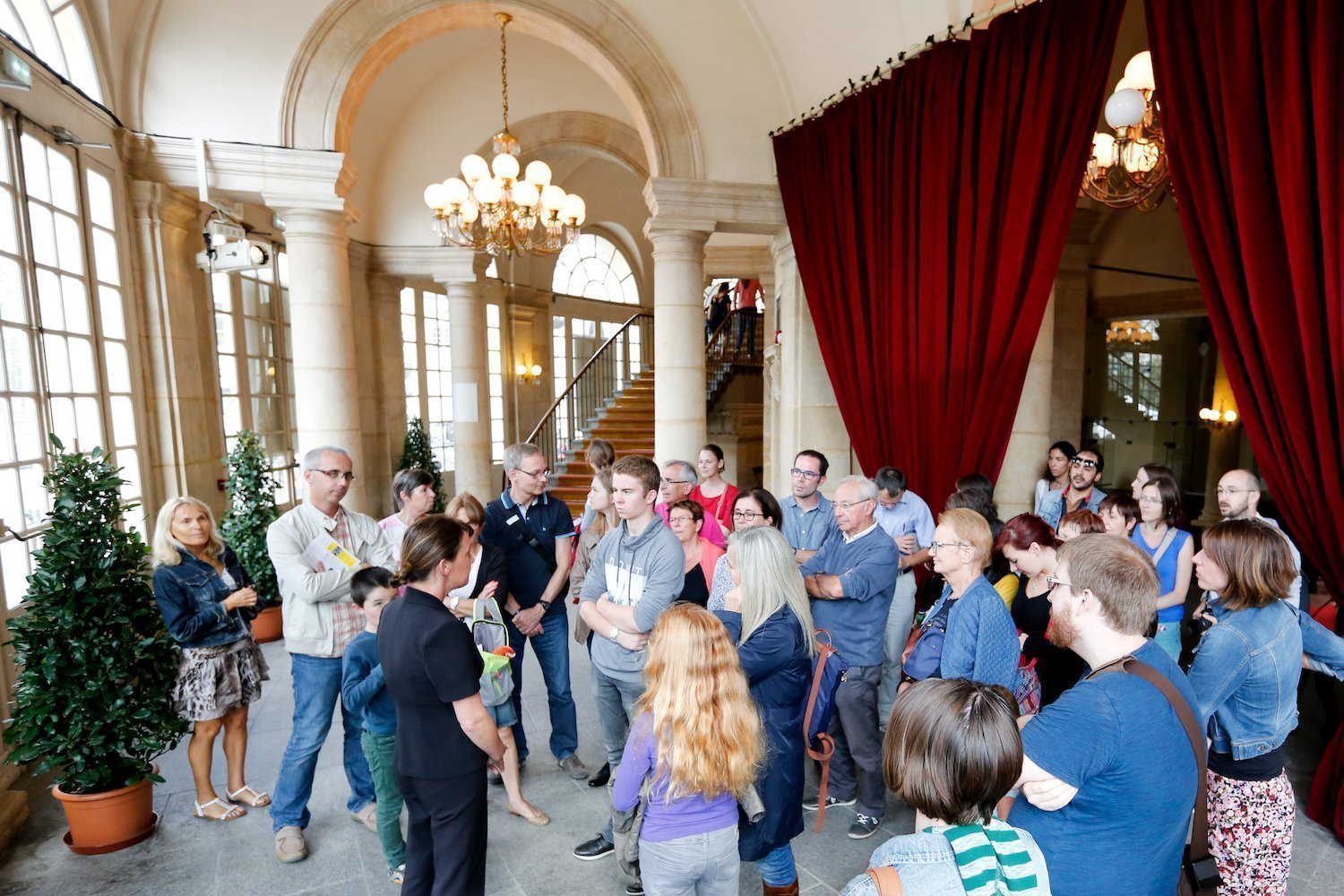 Visite de l'opéra de Rennes