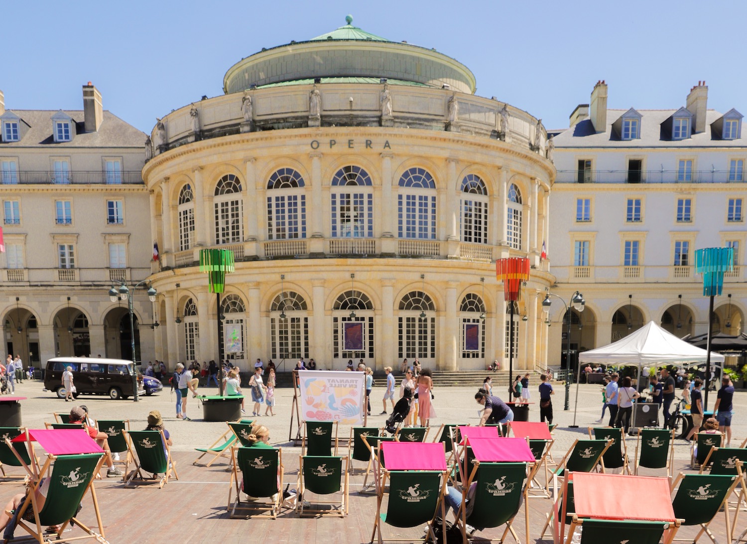 L'opéra de Rennes et sa célèbre façade arrondie