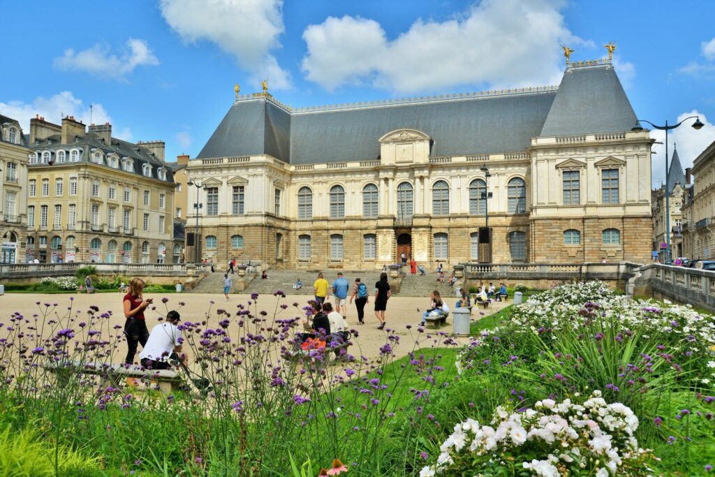 Le Palais du Parlement de Bretagne à Rennes