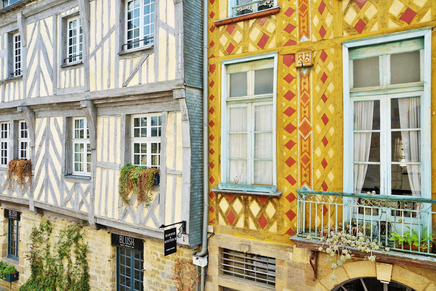 Maisons à pans de bois à Rennes