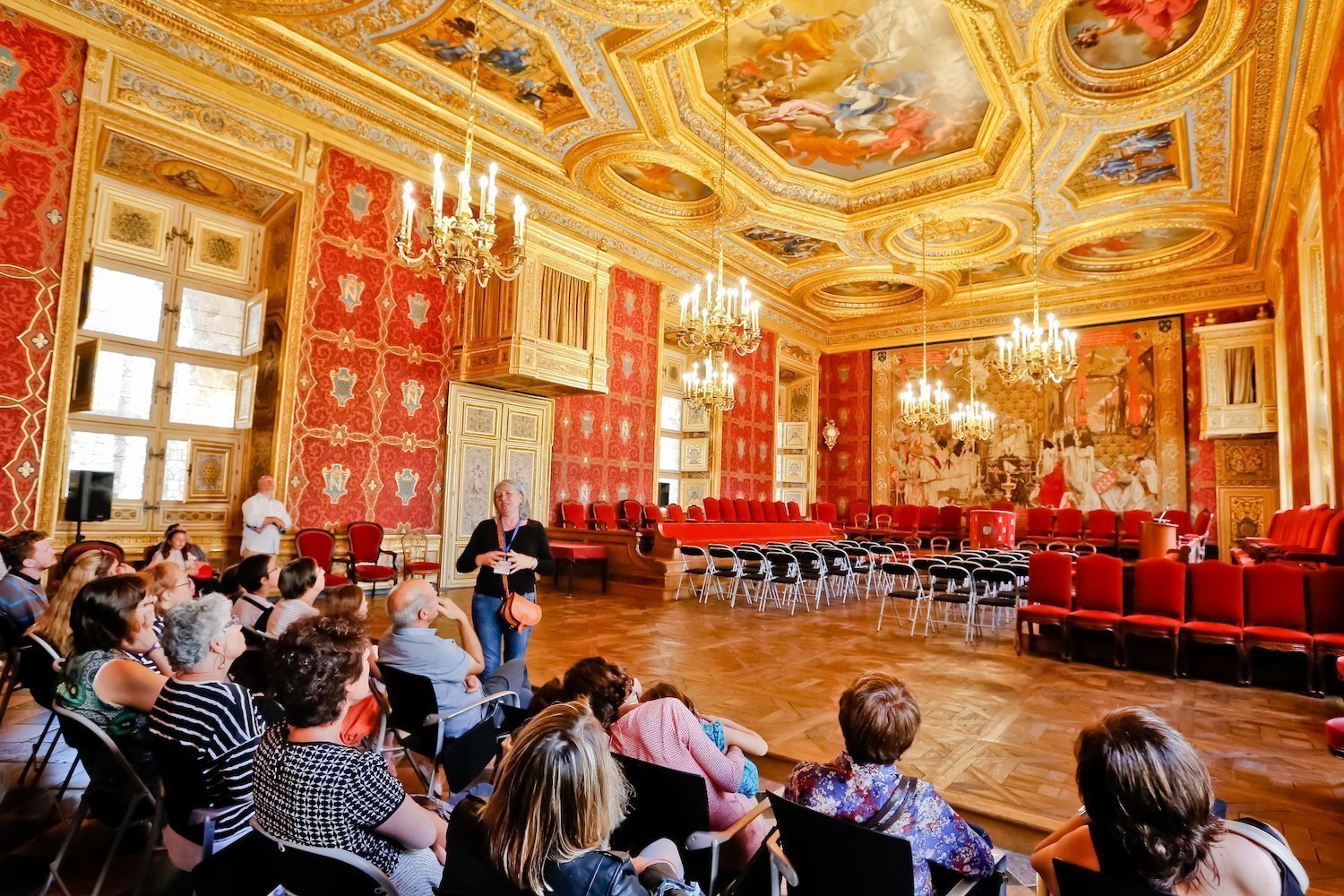 La tapisserie du mariage d’Anne de Bretagne retrouve sa place au Parlement de Bretagne