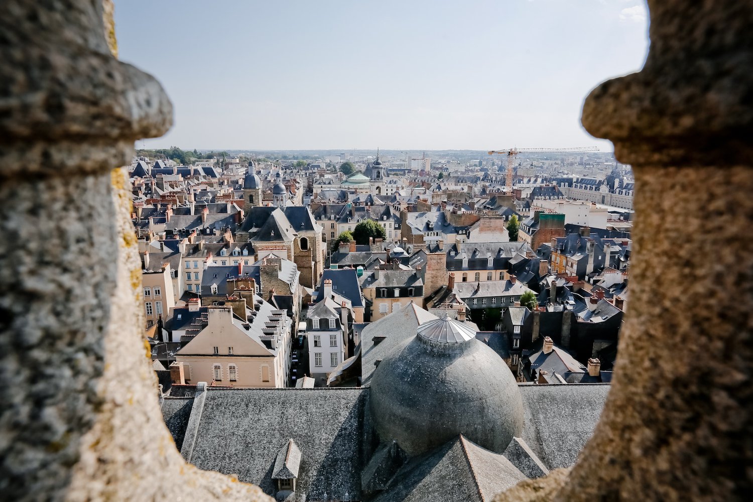 Rennes vue d'en haut