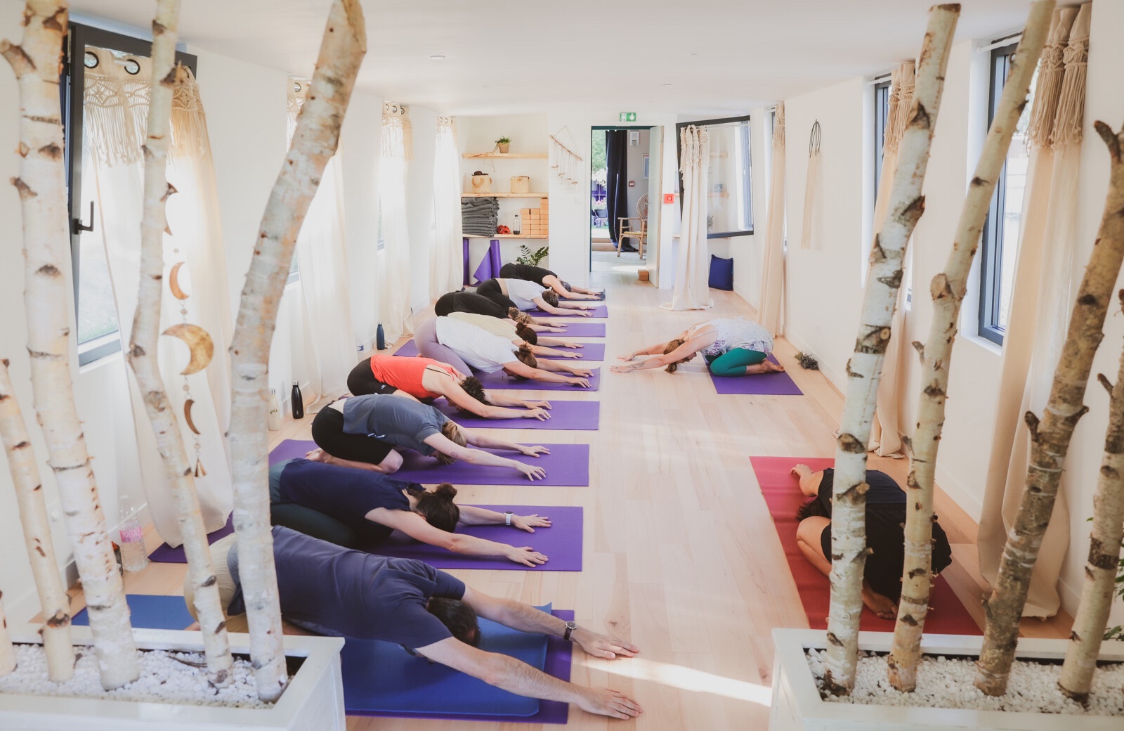 Faire du yoga sur une péniche c'est possible à Rennes