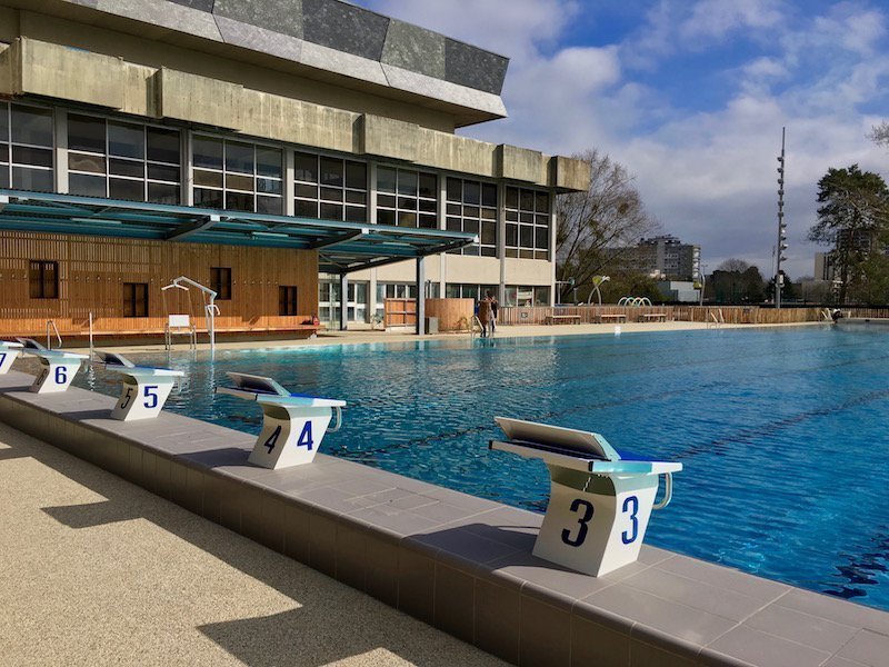 Bassin nordique de la piscine Bréquigny à Rennes