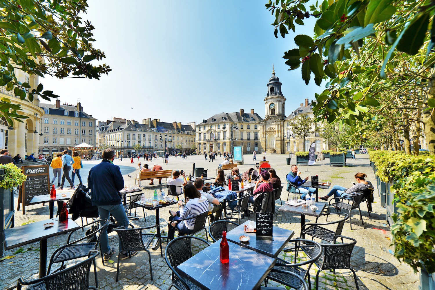 Place de la mairie à Rennes