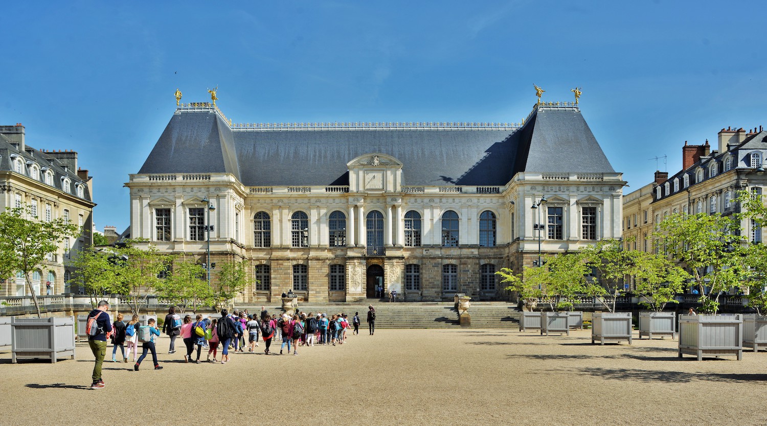 La place du Parlement à Rennes