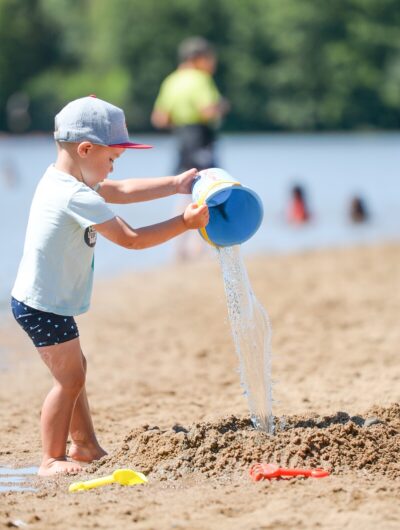 A la plage d'Apigné près de Rennes