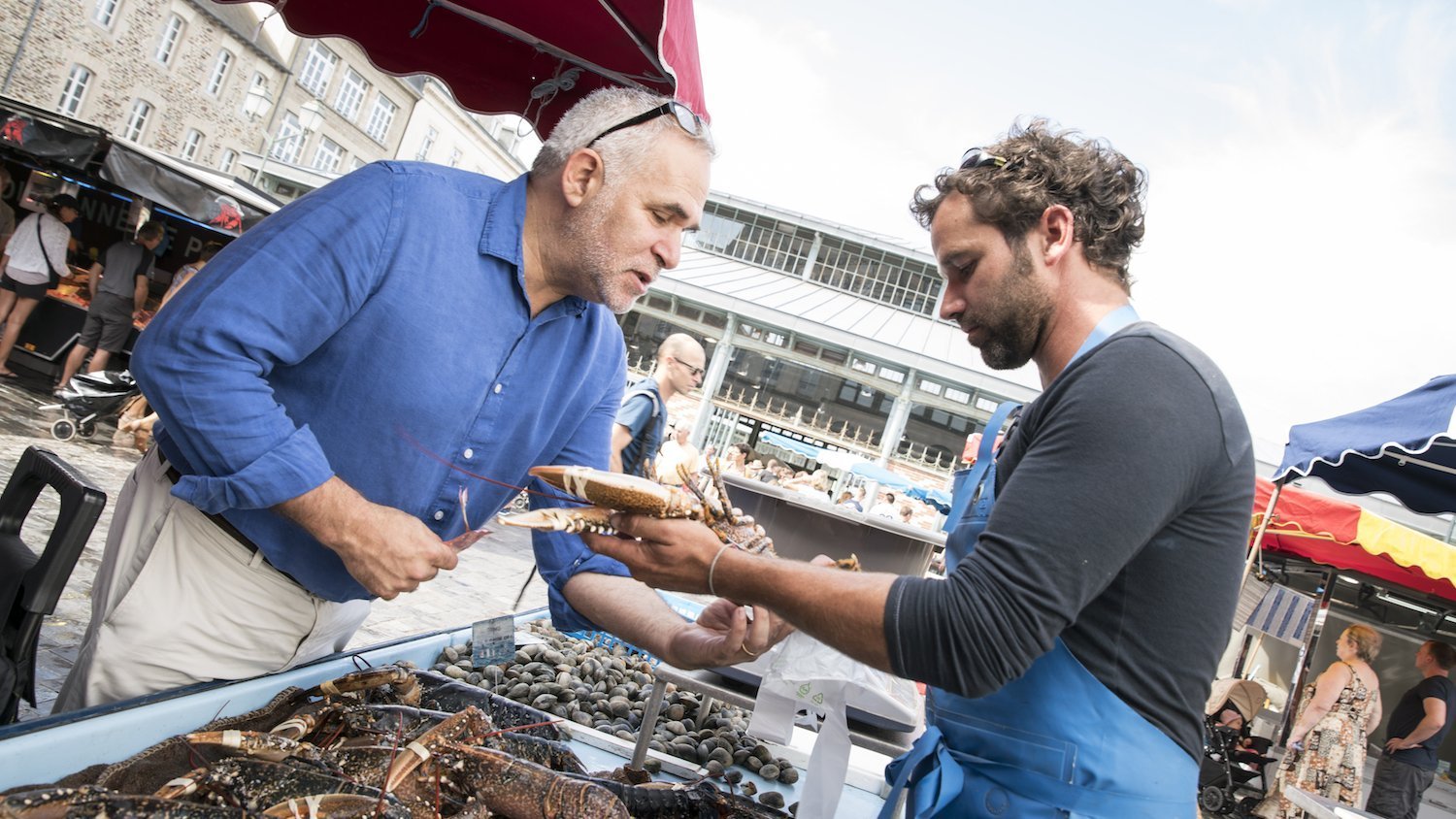 Marc Feldman au marché des  Lices de Rennes