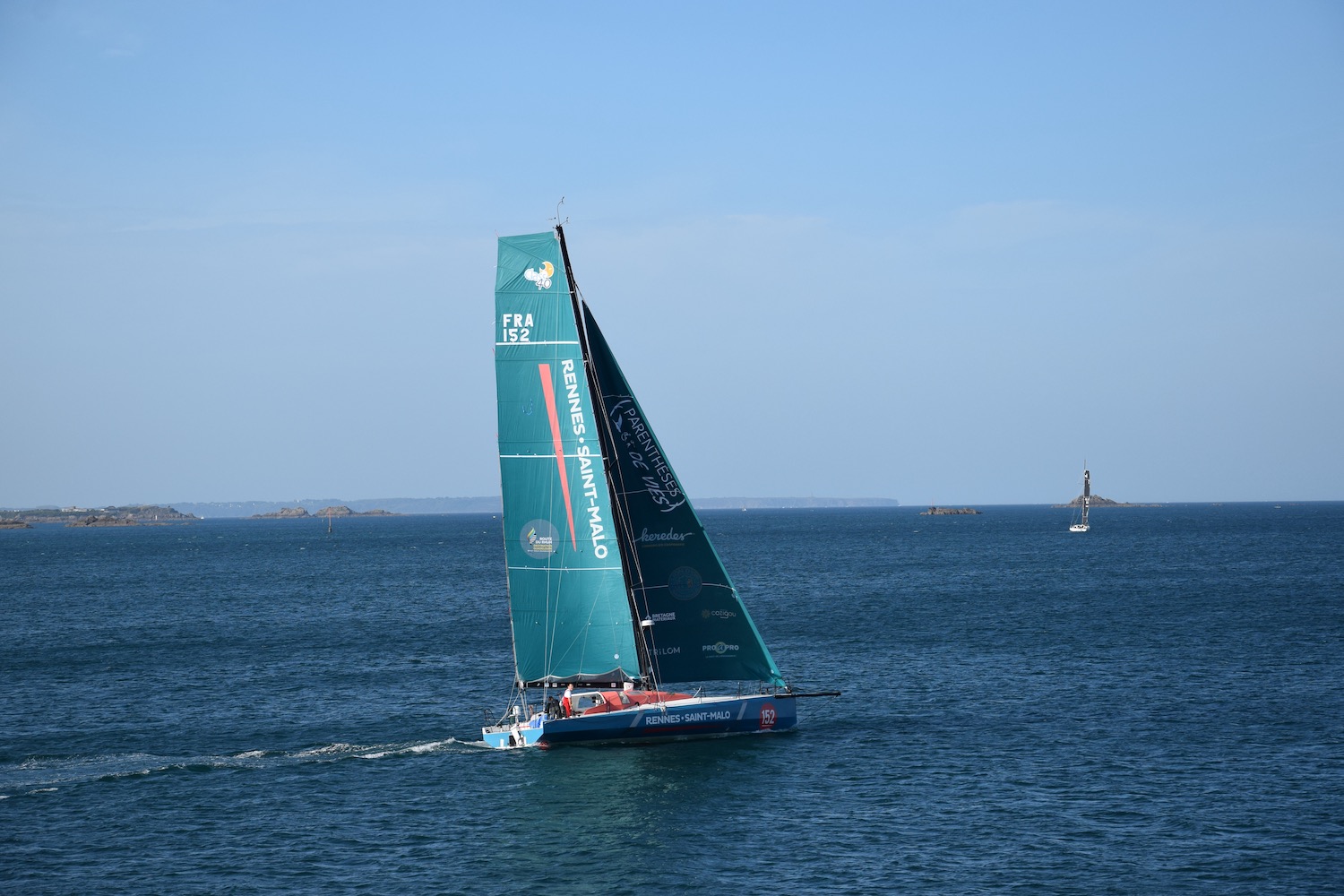 Le bateau Rennes Saint-Malo engagé sur la Route du Rhum