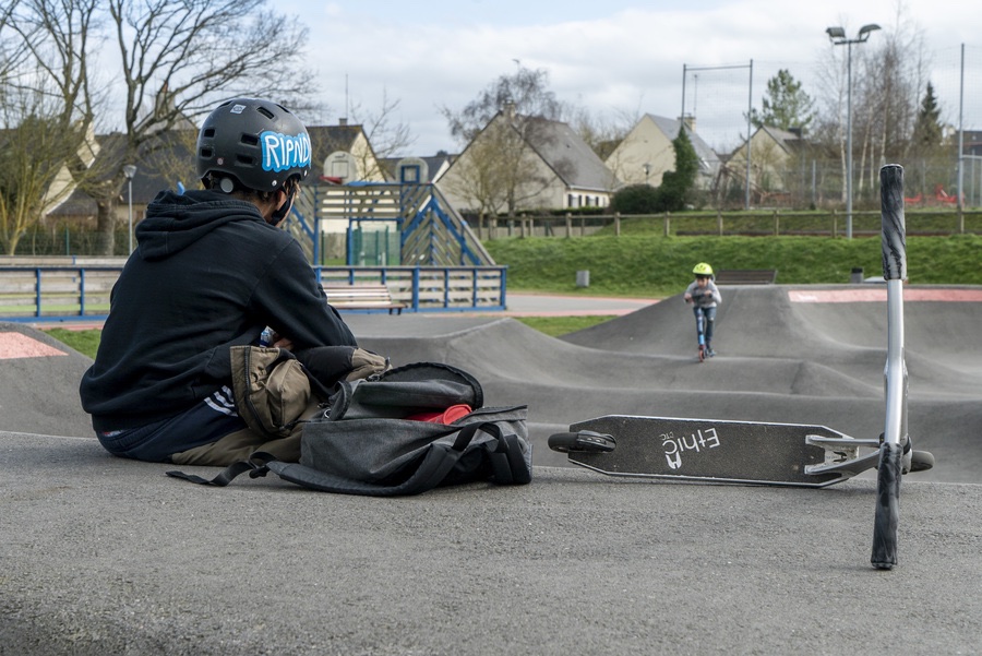 Le pumptrack de Nouvoitou pour les petits et les grands riders