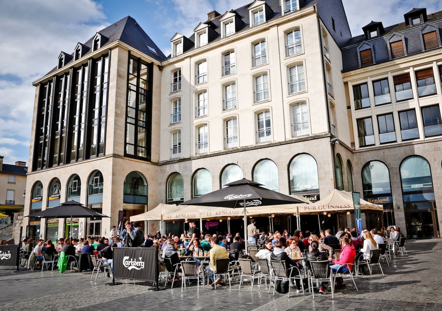 La terrasse du Delirium à Rennes