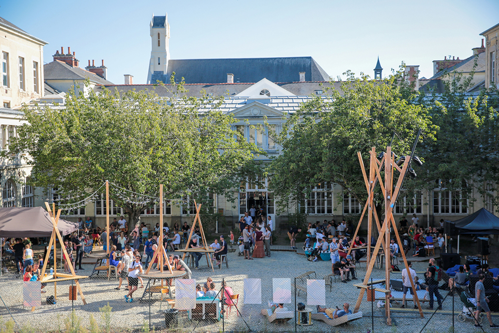 Terrasse Origines Hotel-dieu à Rennes