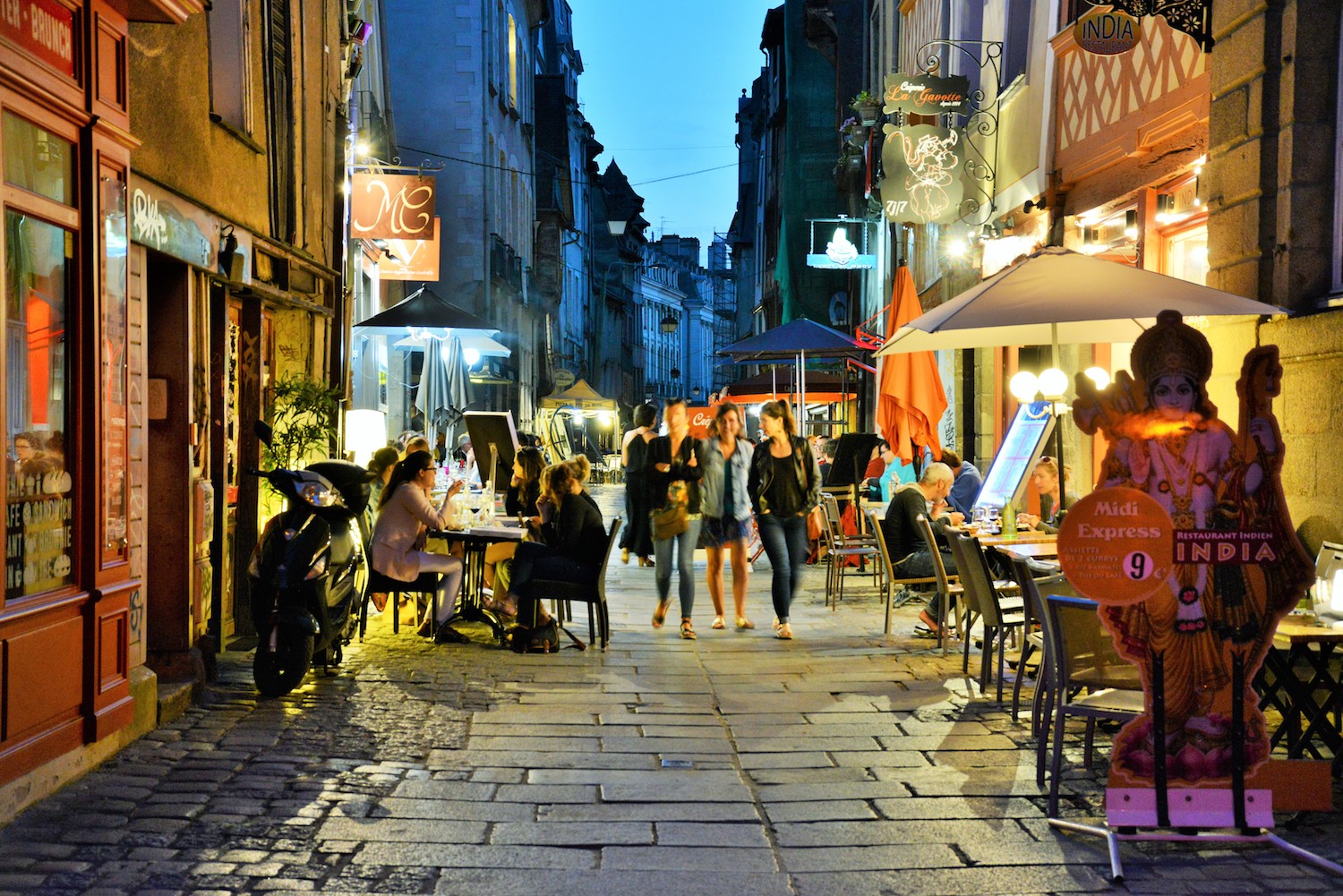 Rue Saint-Georges à Rennes