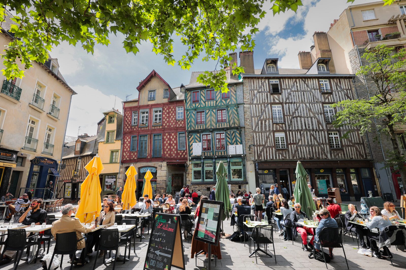 Pause en terrasse place Sainte-Anne