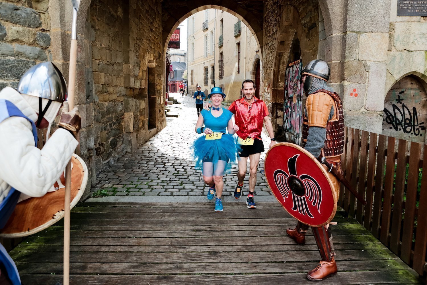 Rennes urban trail : Passage par les portes Mordelaises