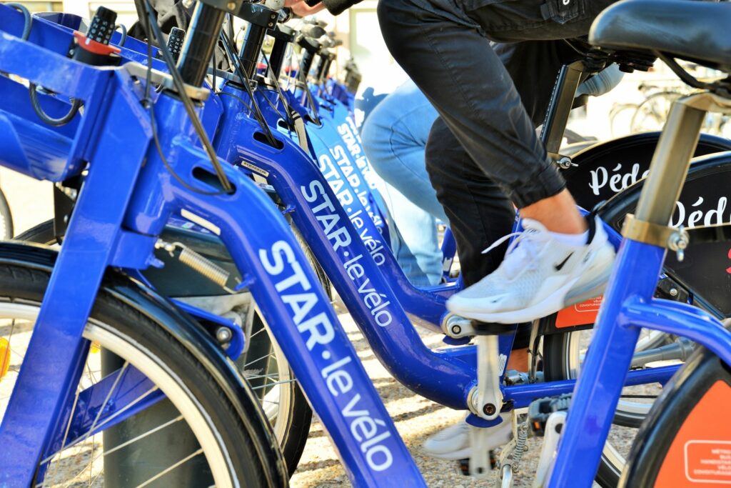 Vélo en libre service à Rennes