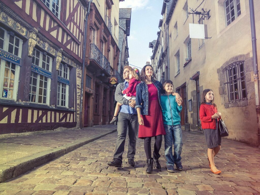 Visite de Rennes en famille